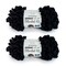 Bernat Alize Blanket Black Yarn - 2 Pack of 180g/6.4oz - Polyester - 7 Jumbo - 18 Yards - Knitting/Crochet